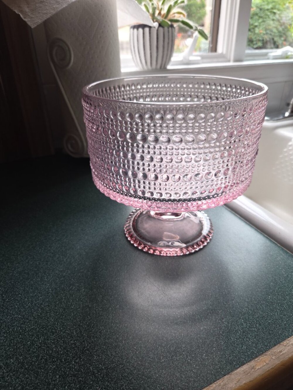 Trifle Pink Iridescent Bowl